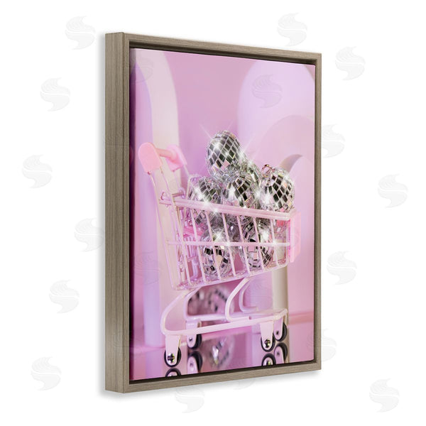 Stupell Industries Ziwei Li | Disco Balls In Shopping Cart Wall Art