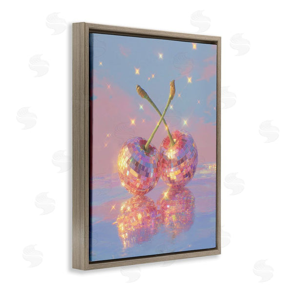 Stupell Industries Ziwei Li | Disco Cherry Reflection Wall Art
