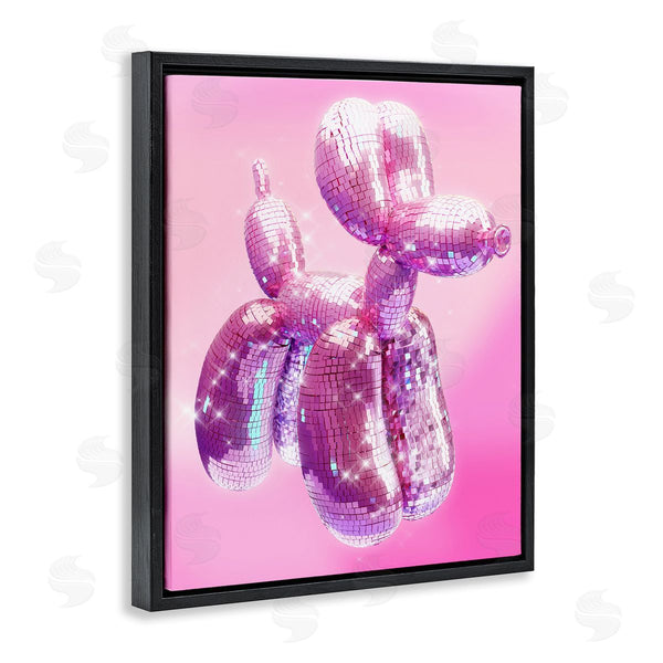 Stupell Industries Ziwei Li | Disco Pattern Balloon Dog Wall Art