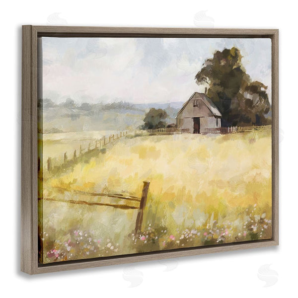 Stupell Industries Ziwei Li | Distant Barn Country Fence Wall Art