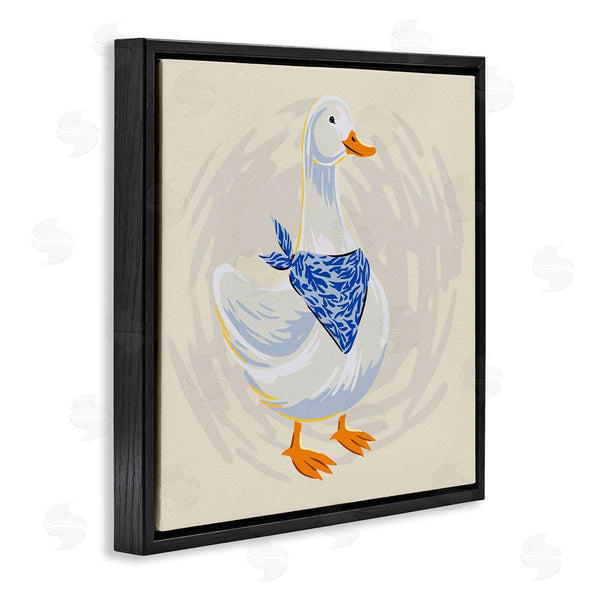 Stupell Industries Ziwei Li | Duck In Blue Bandana Wall Art