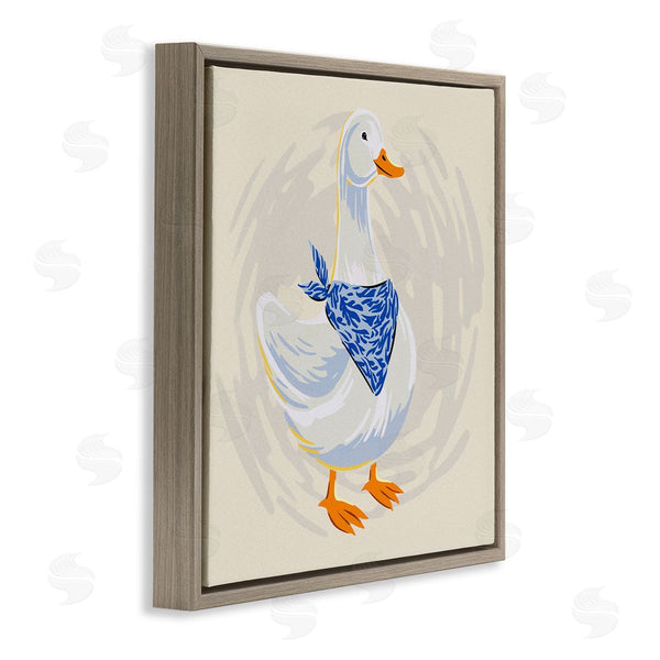 Stupell Industries Ziwei Li | Duck In Blue Bandana Wall Art