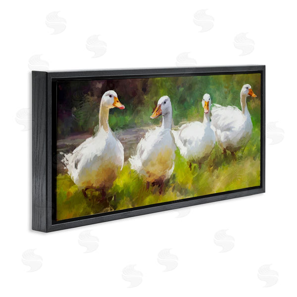 Stupell Industries Ziwei Li | Ducks By River Painting Wall Art
