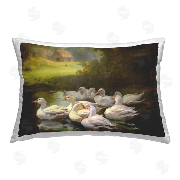 stupell industries Ziwei Li | Ducks in Rural Landscape