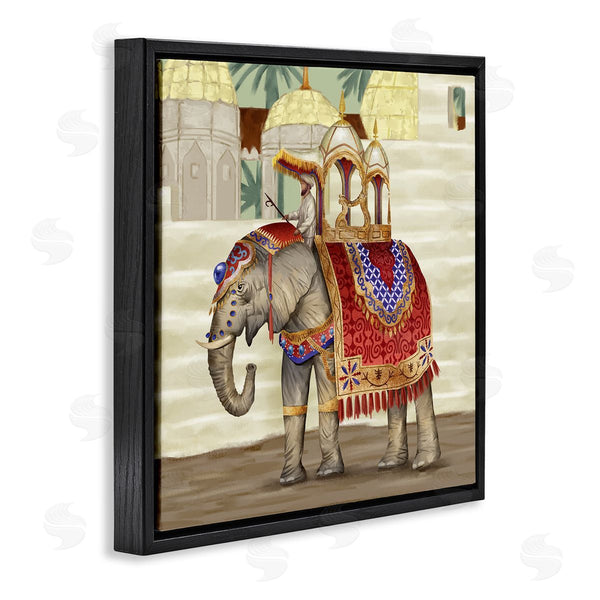 Stupell Industries Ziwei Li | Elephant Parade Eastern Culture Dome Architecture Wall Art