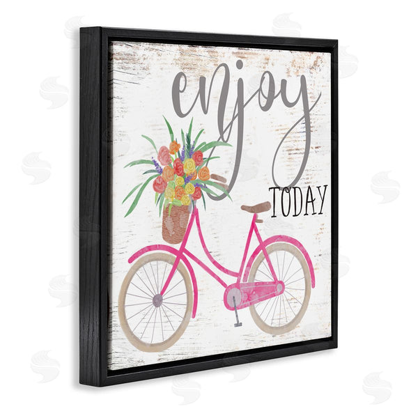 Stupell Industries Ziwei Li | Enjoy Today Pink Bicycle