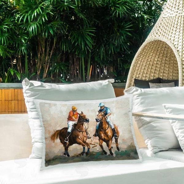 Stupell Industries Ziwei Li | Equestrian Polo Jockeys