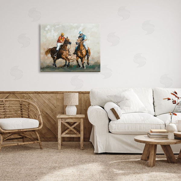 Stupell Industries Ziwei Li | Equestrian Polo Players Wall Art