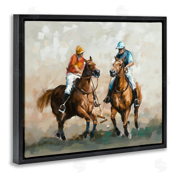 Stupell Industries Ziwei Li | Equestrian Polo Players Wall Art