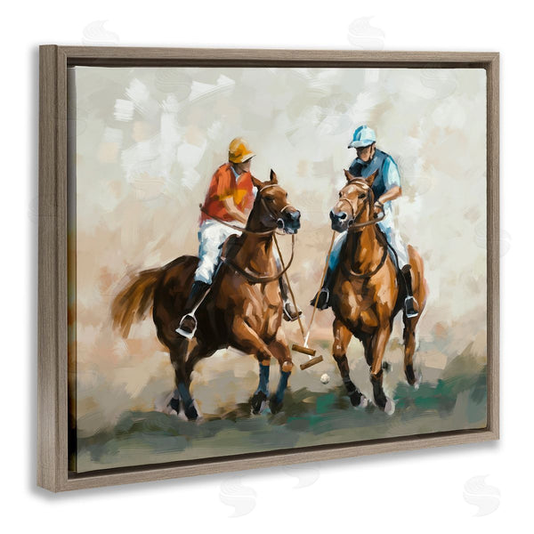 Stupell Industries Ziwei Li | Equestrian Polo Players Wall Art