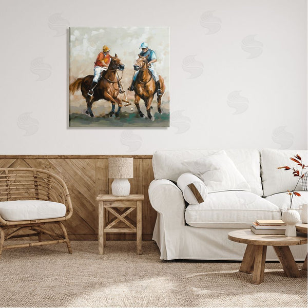 Stupell Industries Ziwei Li | Equestrian Sport Horses Wall Art