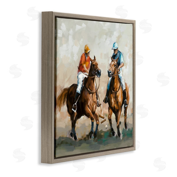 Stupell Industries Ziwei Li | Equestrian Sport Horses Wall Art