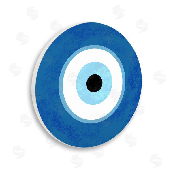 stupell industries Ziwei Li | Evil Eye Bold Blue Wall Art