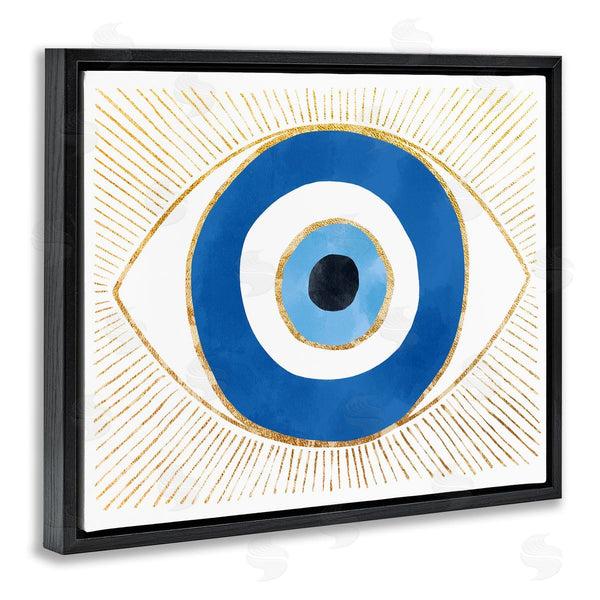 Stupell Industries Ziwei Li | Evil Eye Glam Rays Pattern Wall Art