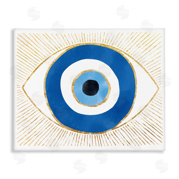 stupell industries Ziwei Li | Evil Eye Glam Rays Pattern Wall Art