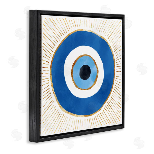 Stupell Industries Ziwei Li | Evil Eye Symbol Striped Rays