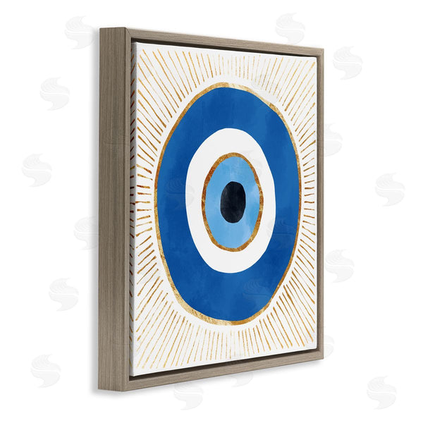 Stupell Industries Ziwei Li | Evil Eye Symbol Striped Rays