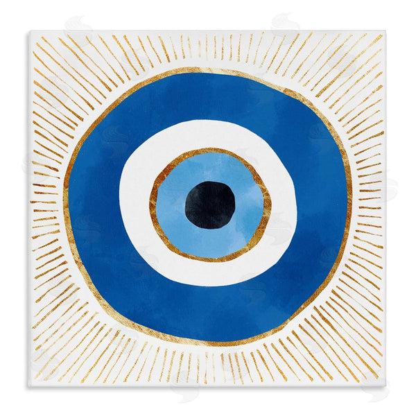 stupell industries Ziwei Li | Evil Eye Symbol Striped Rays