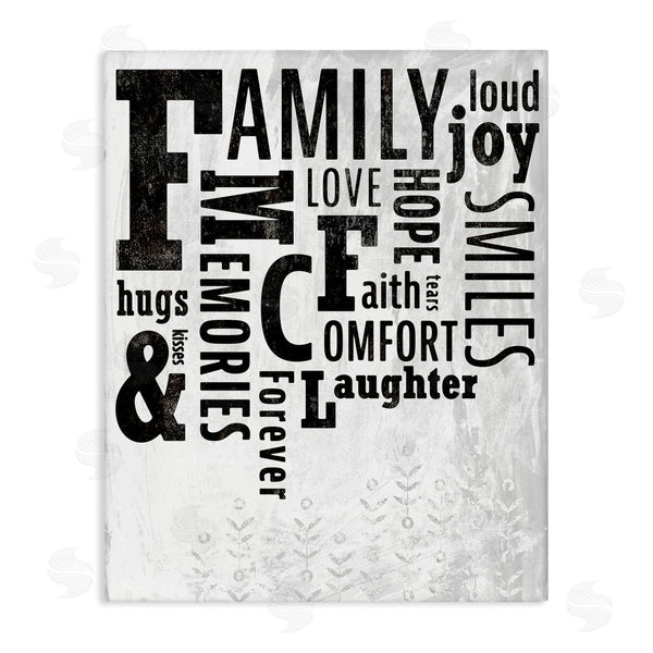 stupell industries Ziwei Li | Family & Memories Typography Arrangement Light Florals Wall Art