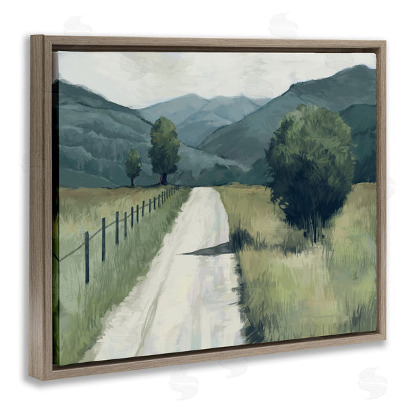 Stupell Industries Ziwei Li | Farmland Fields Green Landscape