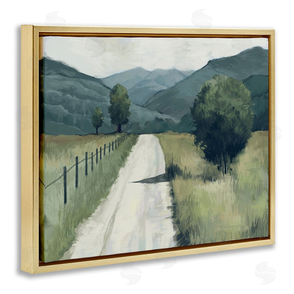 Stupell Industries Ziwei Li | Farmland Fields Green Landscape