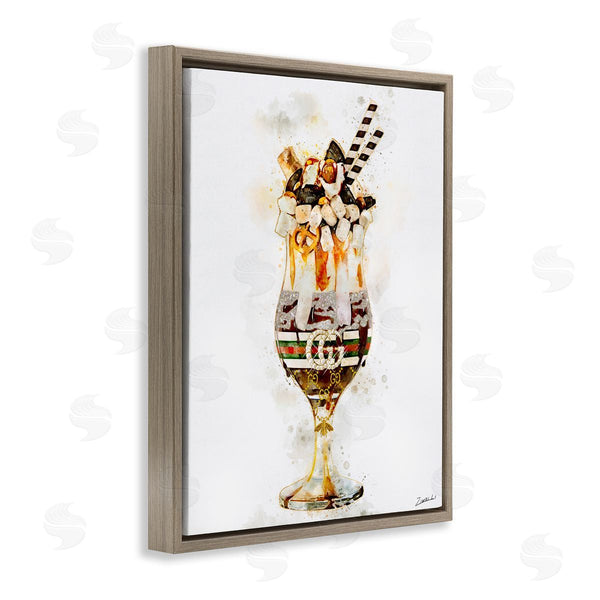 Stupell Industries Ziwei Li | Fashion Brand Dessert Glass