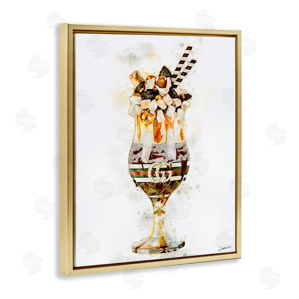 Stupell Industries Ziwei Li | Fashion Brand Dessert Glass