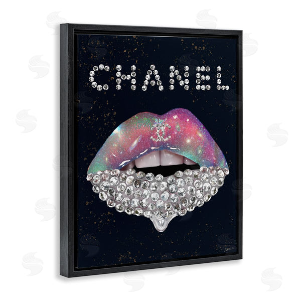 Stupell Industries Ziwei Li | Fashion Brand Glam Lips Wall Art