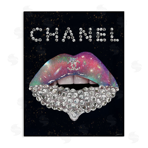 stupell industries Ziwei Li | Fashion Brand Glam Lips Wall Art