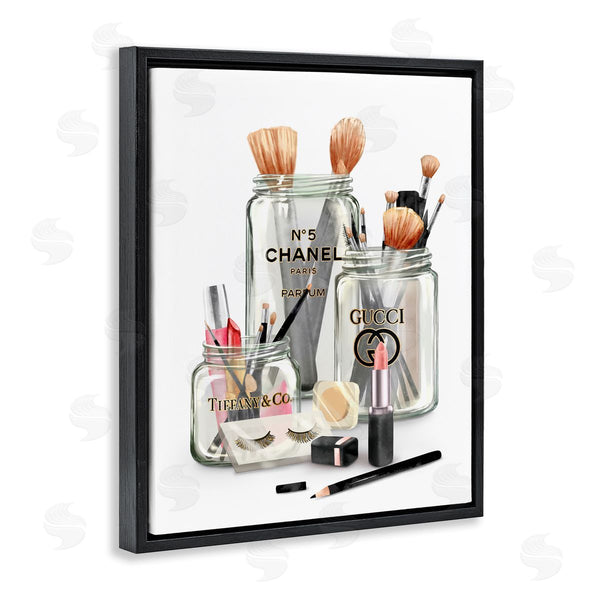 Stupell Industries Ziwei Li | Fashion Brand Makeup In Jars