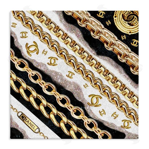 stupell industries Ziwei Li | Fashion Chains and Glam Pattern