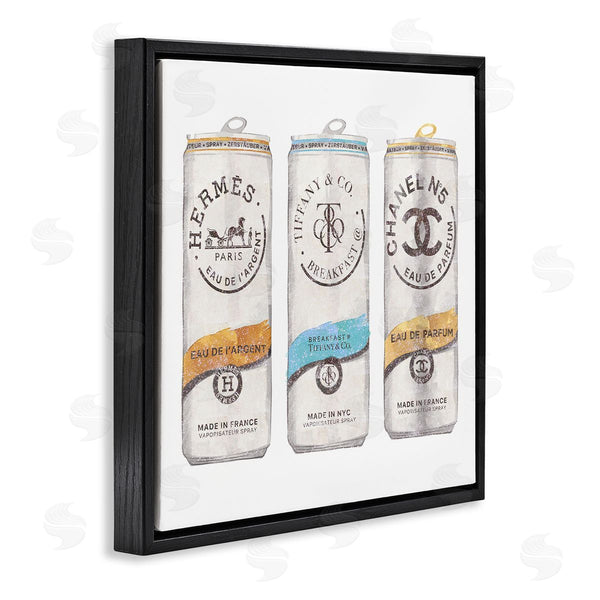 Stupell Industries Ziwei Li | Fashion Glam Brand Beverage Cans Wall Art