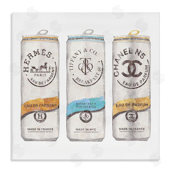 stupell industries Ziwei Li | Fashion Glam Brand Beverage Cans Wall Art