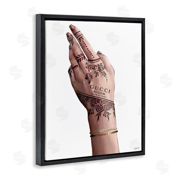 Stupell Industries Ziwei Li | Fashion Henna Tattoo Hand