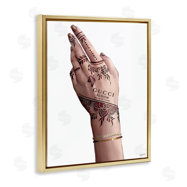 Stupell Industries Ziwei Li | Fashion Henna Tattoo Hand