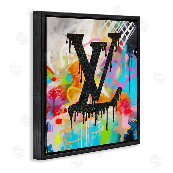 Stupell Industries Ziwei Li | Fashion Logo On Graffiti Wall Art