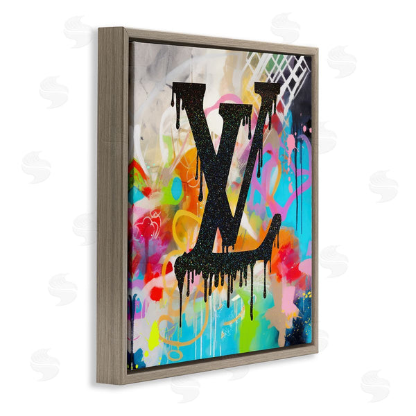 Stupell Industries Ziwei Li | Fashion Logo On Graffiti Wall Art
