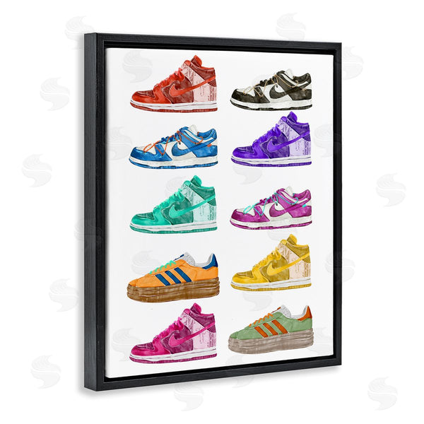 Stupell Industries Ziwei Li | Fashion Sneakers Assortment Wall Art