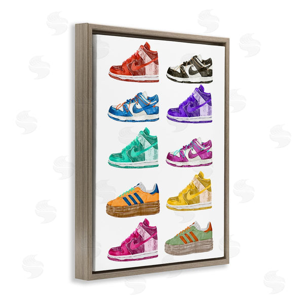 Stupell Industries Ziwei Li | Fashion Sneakers Assortment Wall Art