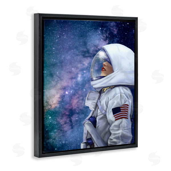 Stupell Industries Ziwei Li | Female Astronaut In Space