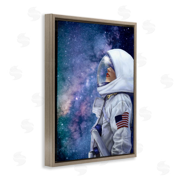 Stupell Industries Ziwei Li | Female Astronaut In Space