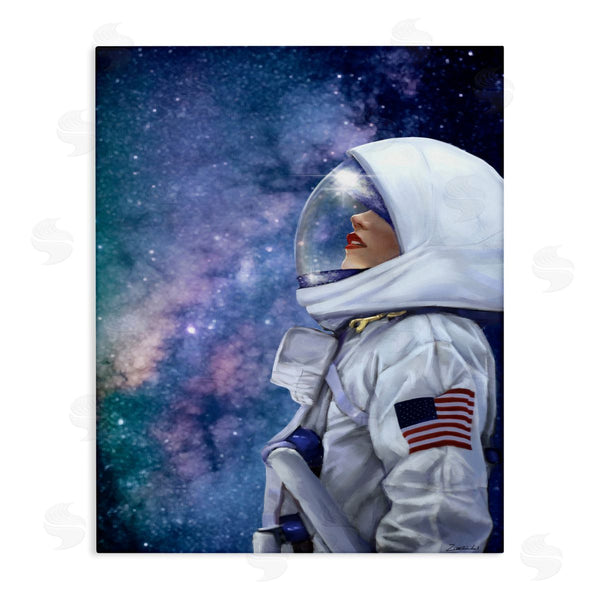 stupell industries Ziwei Li | Female Astronaut in Space