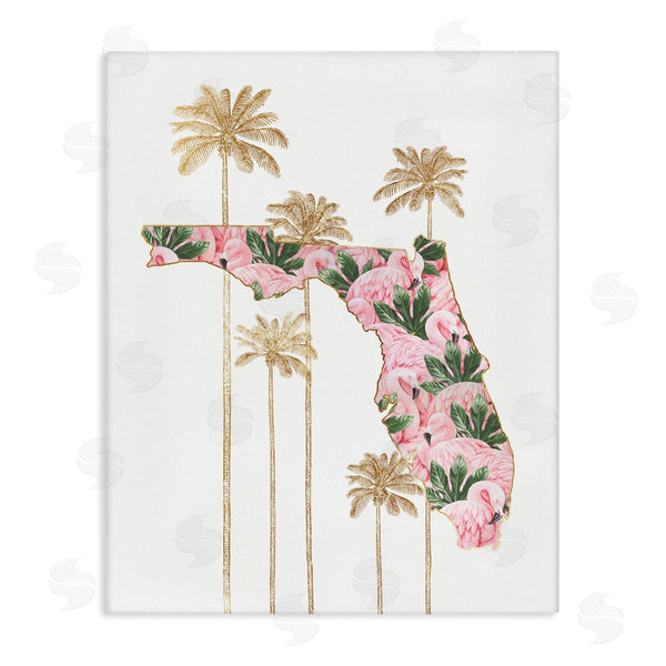 stupell industries Ziwei Li | Florida State Flamingo Pattern