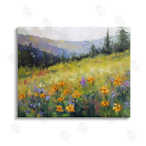 stupell industries Ziwei Li | Flower Meadow Painting Wall Art