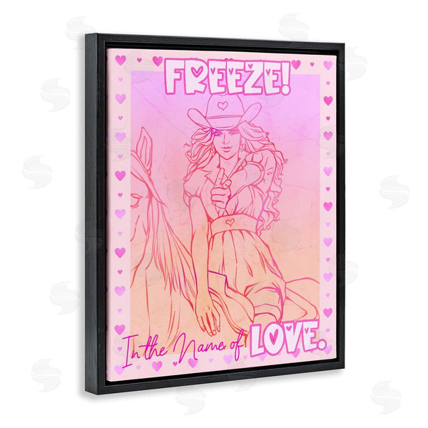 Stupell Industries Ziwei Li | Freeze Name Of Love Cowgirl