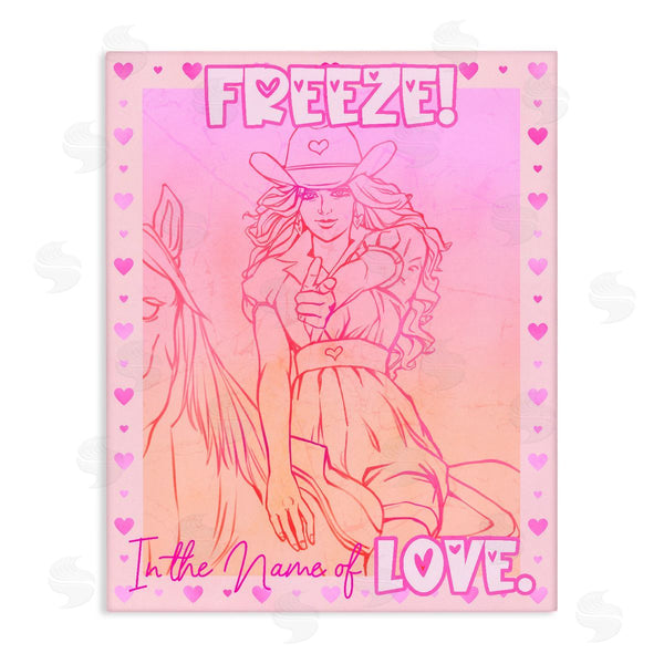 stupell industries Ziwei Li | Freeze Name Of Love Cowgirl