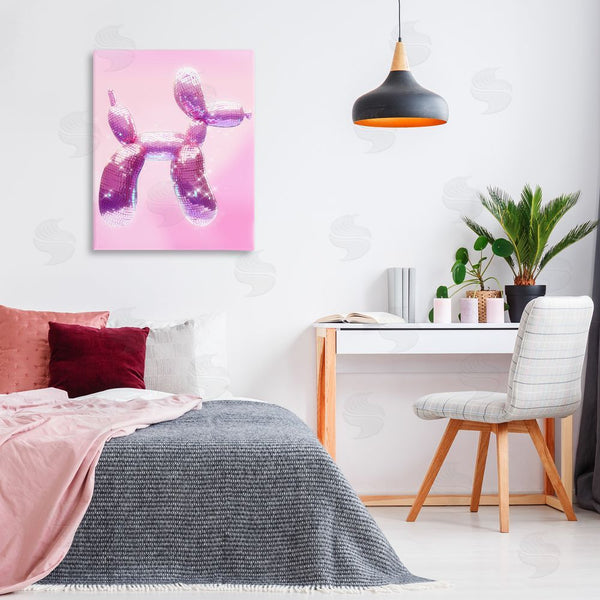 Stupell Industries Ziwei Li | Fun Disco Balloon Animal Wall Art