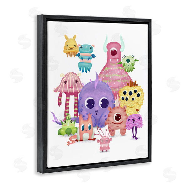 Stupell Industries Ziwei Li | Fun Monsters Colorful Illustration