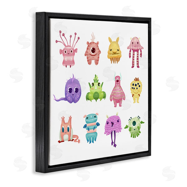 Stupell Industries Ziwei Li | Fun Varied Monster Creatures Wall Art