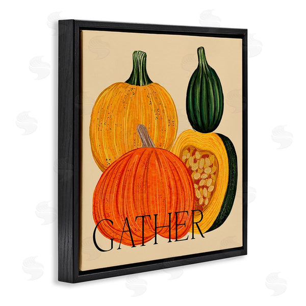 Stupell Industries Ziwei Li | Gather Autumn Harvest Gourds Wall Art